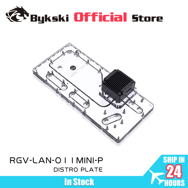 Distro Plate Ddc Pump Combo - BYKSKI RGV-LAN-O11MINI-P 水冷システム水路ボード LIANLI O11 MINI