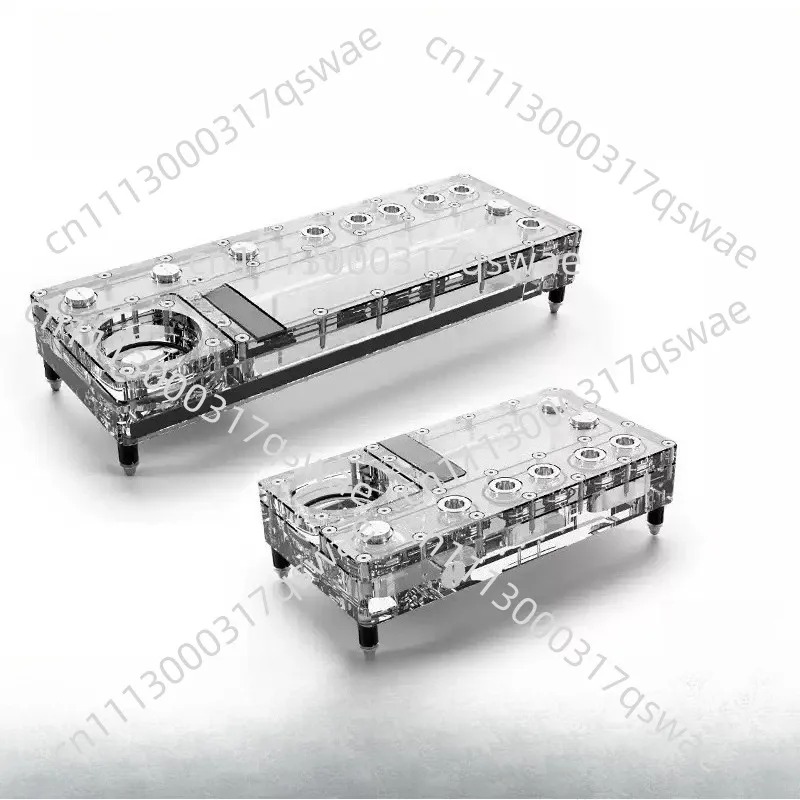 Integrated Pump Reservoir Distro Plate - コアディストロプレート 240/360 左/右 VPPポンプ付き、一体型リザーバー、G1/4 