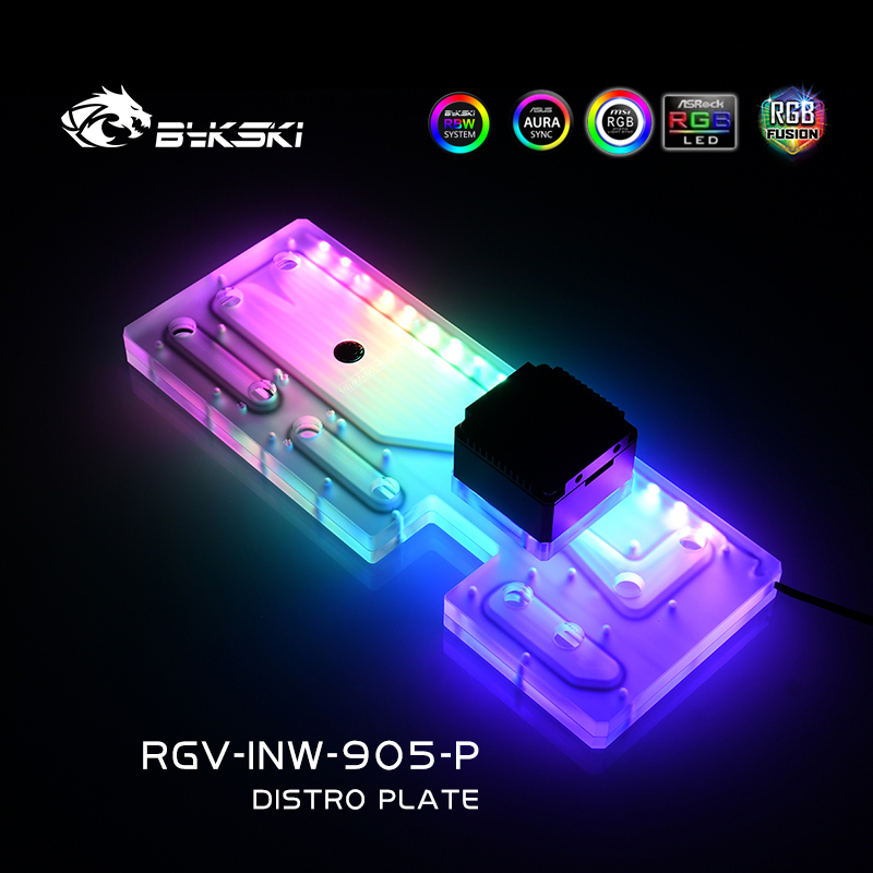 Distro Plate Ddc Pump Combo - Bykski RGV-INW-905-P アクリルディストロプレート/ボードリザーバー IN WIN 905