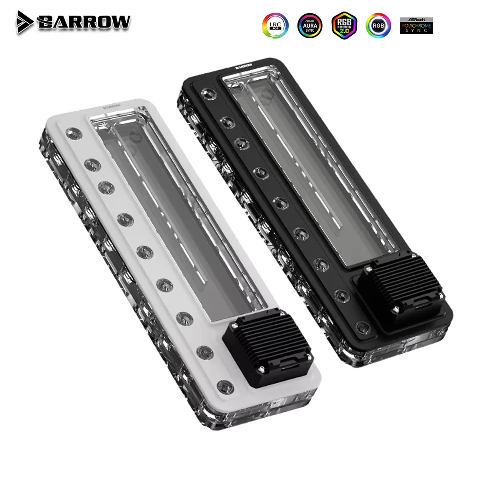 Integrated Pump Reservoir Distro Plate - Barrow AIOポンプ リザーバー一体型ポンプ 17W 水タンク ユニバーサルディストリビュータープレート