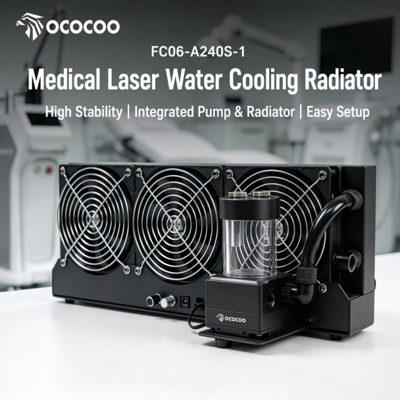 External Radiator Water Cooling Kit - OCOCOO 360mm 外部ラジエーター水冷キット 産業用サーバー ワークステーション 耐久性のある