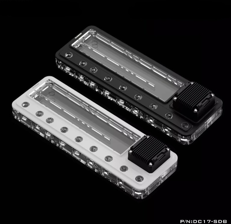 AIO ポンプリザーバー統合ポンプ 17 ワット水タンクユニ - Integrated Pump Reservoir Distro Plate のレビューと価格
