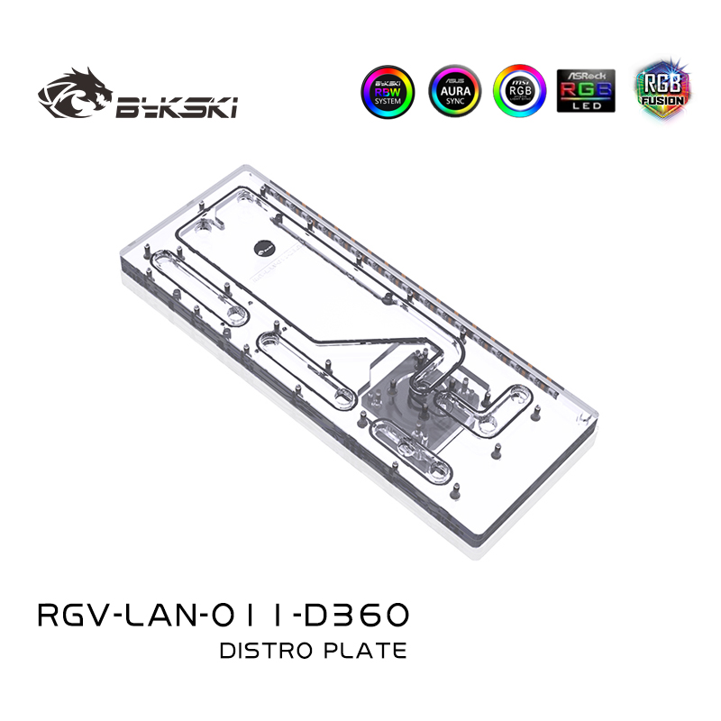 BYKSKI ディストロプレート アクリルボード ウォーター - Distro Plate Ddc Pump Combo のレビューと価格