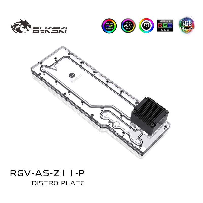 BYKSKI RGV-AS-Z11-P アクリルタンクは、A - Distro Plate Ddc Pump Combo のレビューと価格
