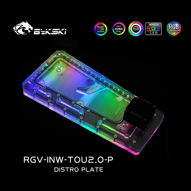 BYKSKI RGV-INW-TOU2.0-P アクリルボー - Distro Plate Ddc Pump Combo のレビューと価格