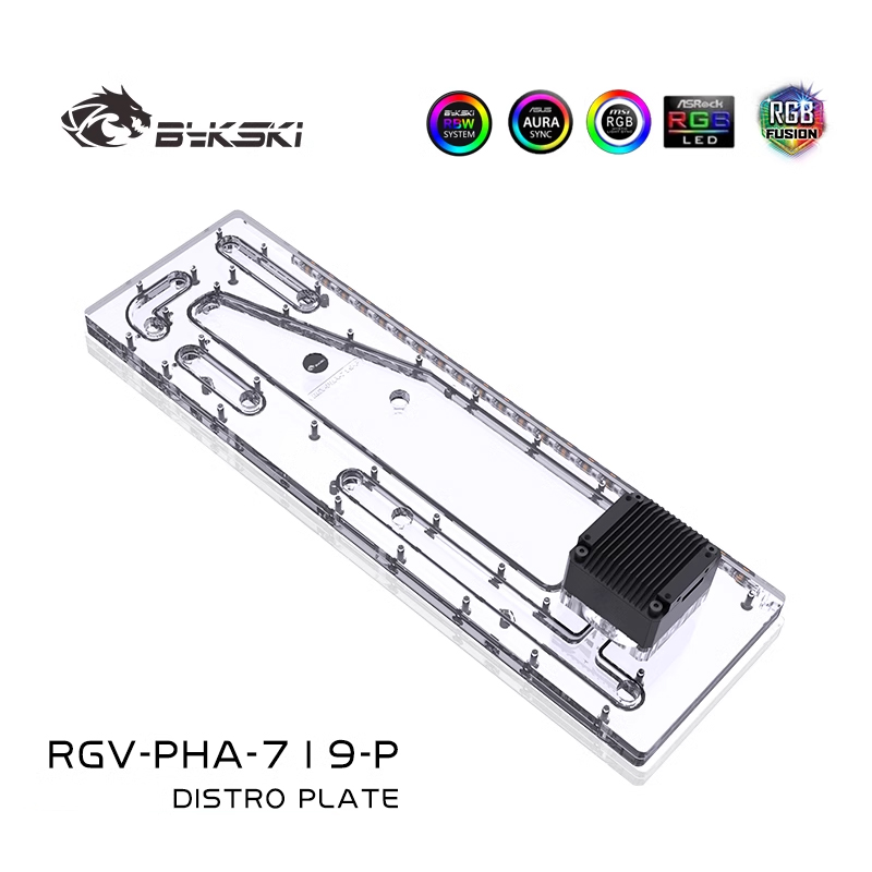 BYKSKI RGV-PHA-719-P アクリルタンクは、 - Distro Plate Ddc Pump Combo のレビューと価格