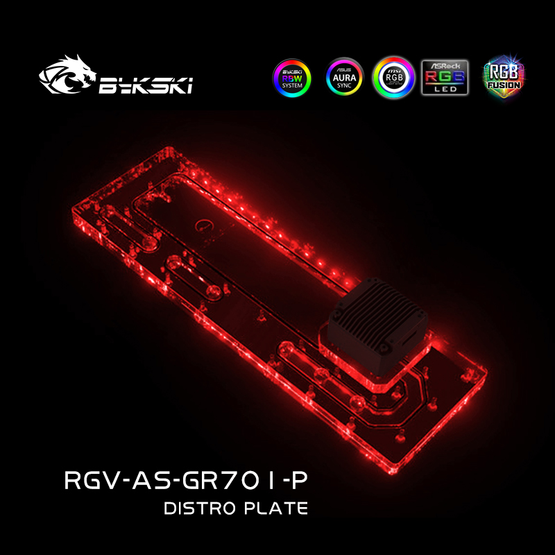 BYKSKI ディストロプレート アクリルリザーバー ASU - Distro Plate Ddc Pump Combo のレビューと価格