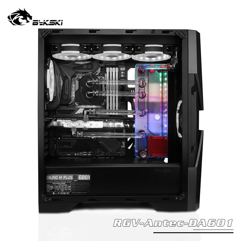 BYKSKI アクリル水路ボードフィット Antec DA6 - Distro Plate Ddc Pump Combo のレビューと価格