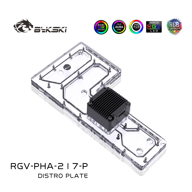 Bykski RGV-PHA-217-P アクリルディストロ - Distro Plate Ddc Pump Combo のレビューと価格