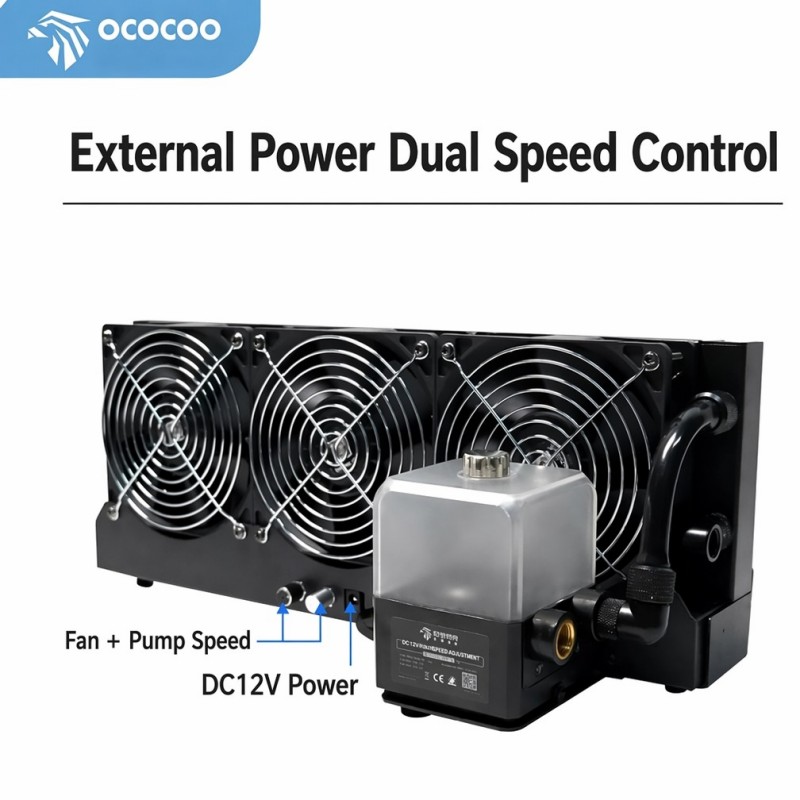 OCOCOO 外部水冷キット 360 ラジエーター AI ワ - External Radiator Water Cooling Kit のレビューと価格